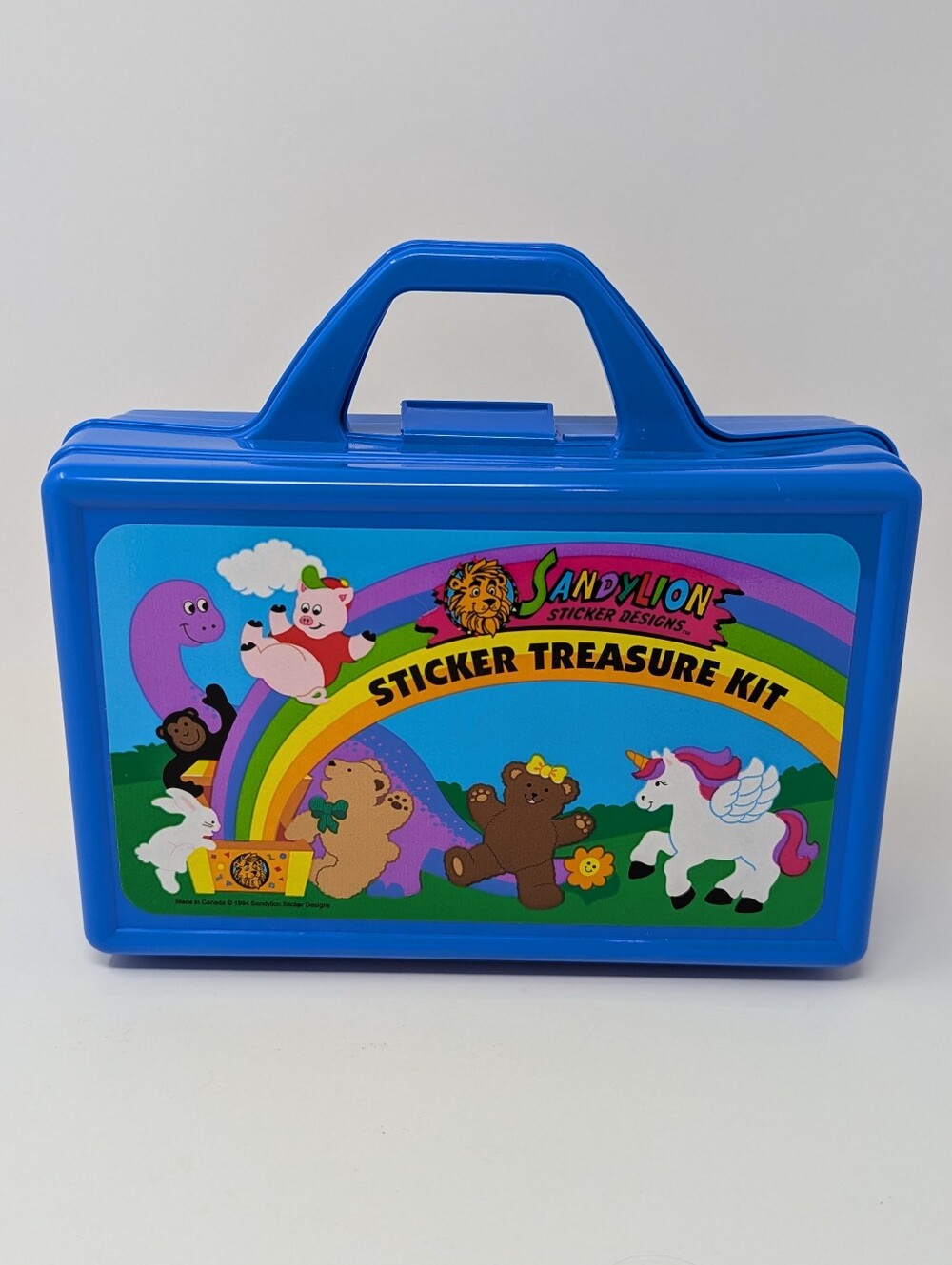 Sandylion Sticker Treasure Kit Box Empty 1994 Vintage